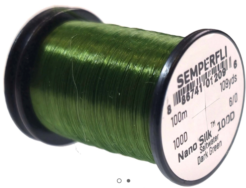 Semperfli Nano Silk 100D Saltwater 6/0 ** New Product **